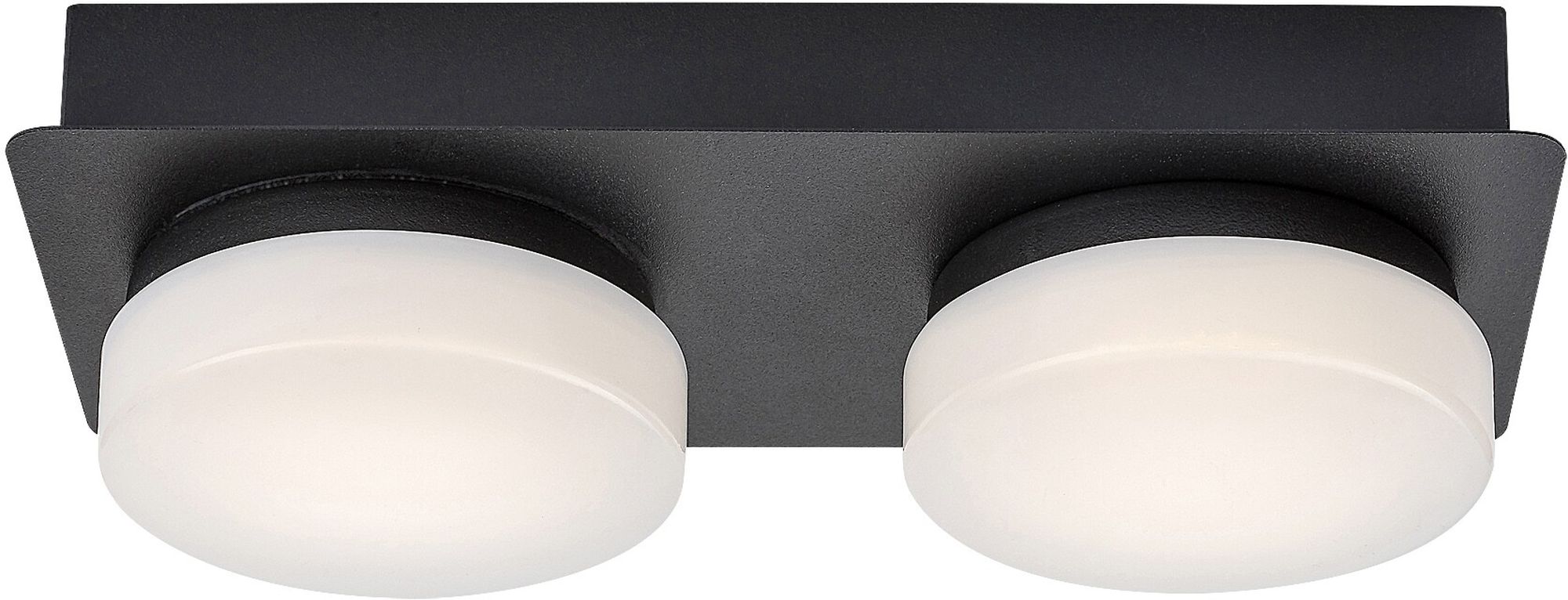 Rabalux Attichus lámpara de techo 2x11 W blanco-negro 75002