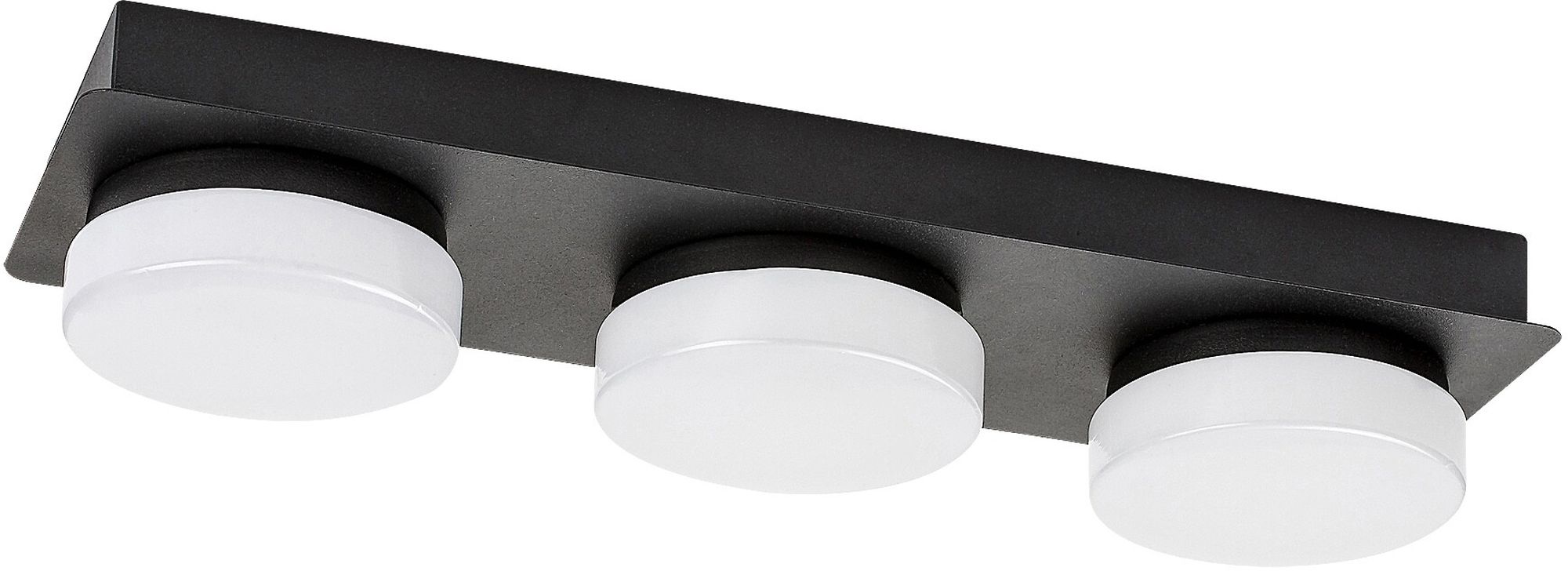 Rabalux Attichus lámpara de techo 3x6 W blanco-negro 75003