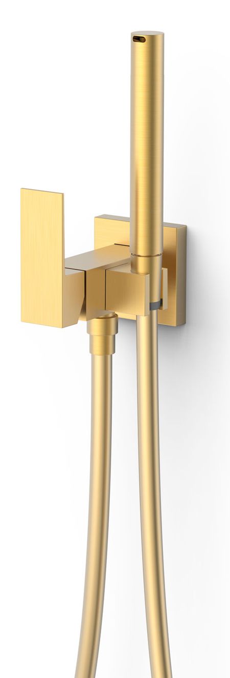 Tres Cuadro-Tres grifo para bidé empotrado oro 00612301OM