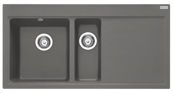 Franke Mythos fregadero de granito 100x51.5 cm gris/grafito/ónix 114.0675.933