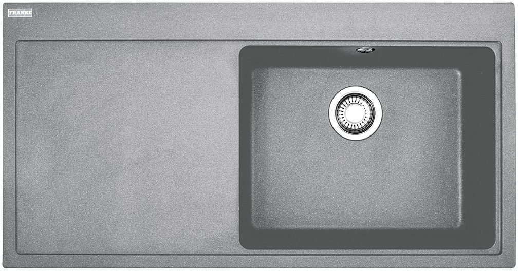 Franke Mythos fregadero de granito 100x51.5 cm gris/grafito/ónix 114.0675.938