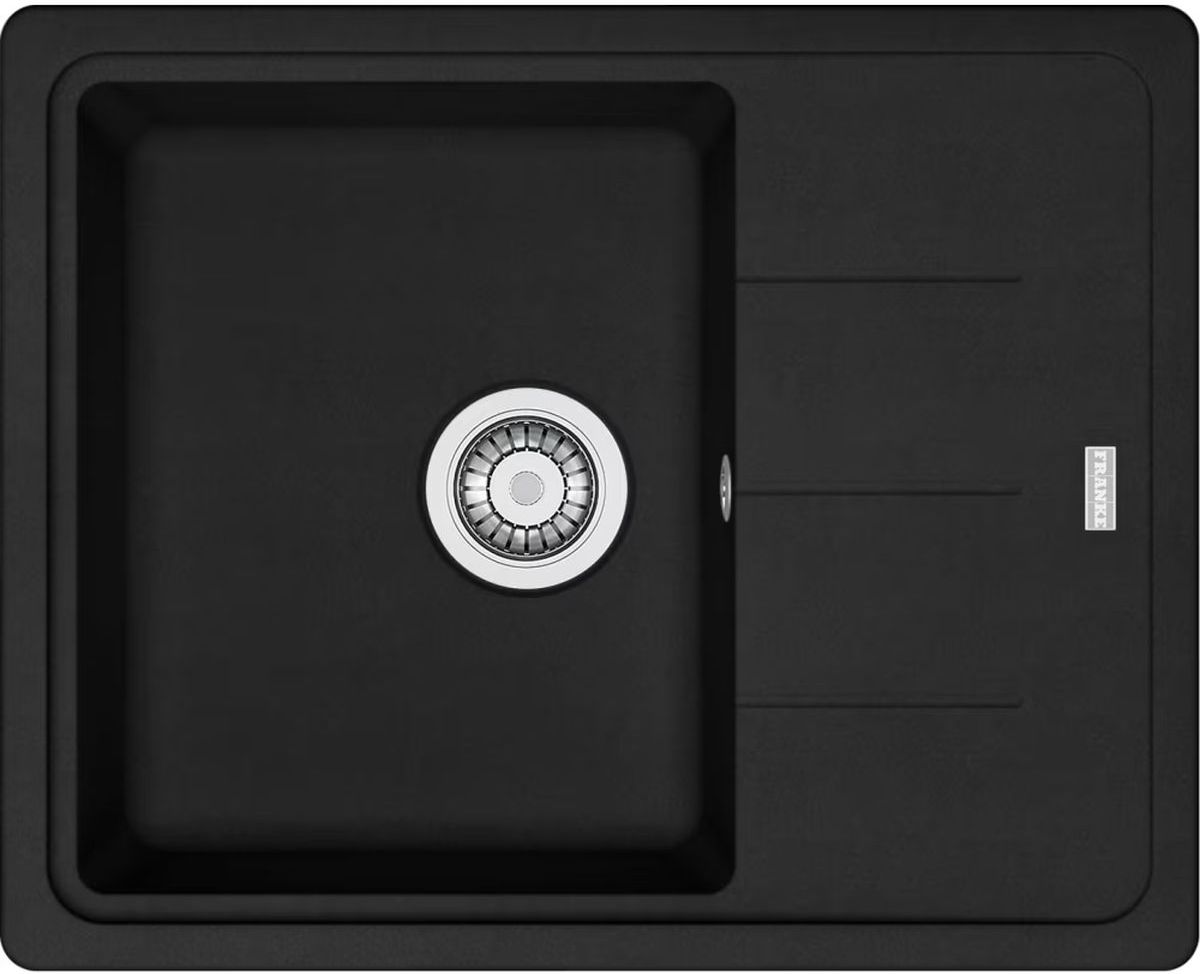 Franke Basis fregadero de granito 62x50 cm negro 114.0676.305