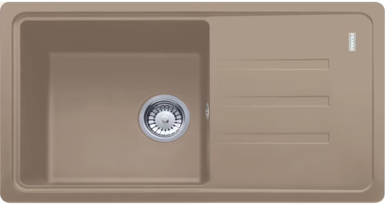 Franke Bliss fregadero de granito 78x43.5 cm marrón 114.0676.308