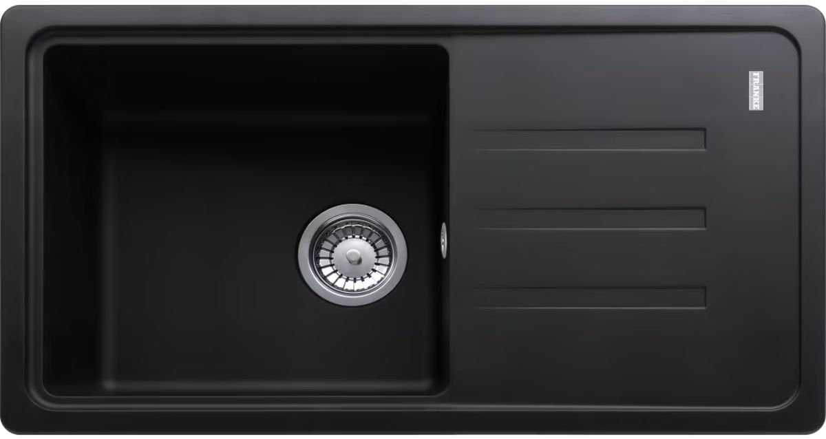 Franke Bliss fregadero de granito 78x43.5 cm gris/grafito/ónix 114.0676.310