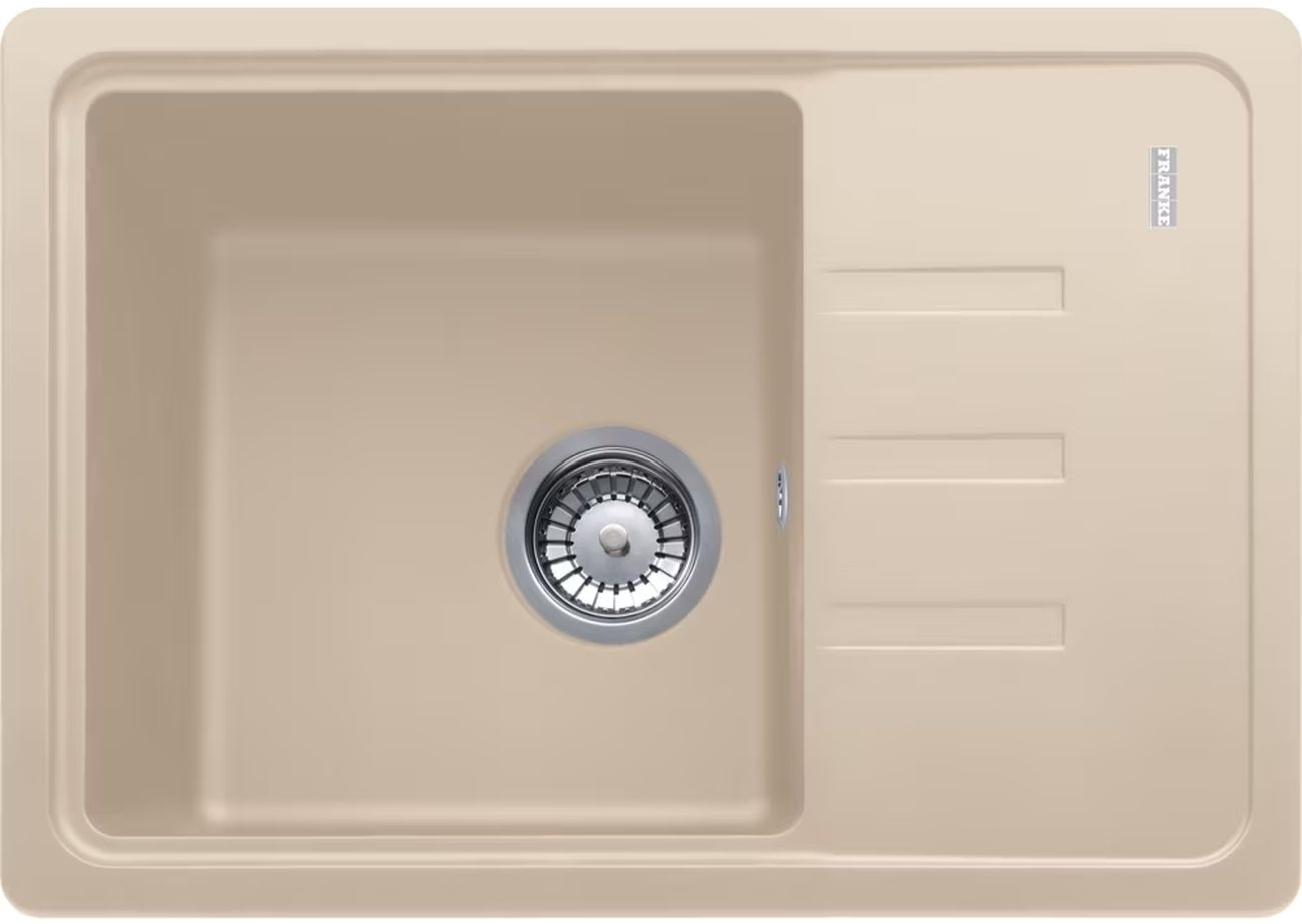 Franke Bliss fregadero de granito 62x43.5 cm beige 114.0676.314