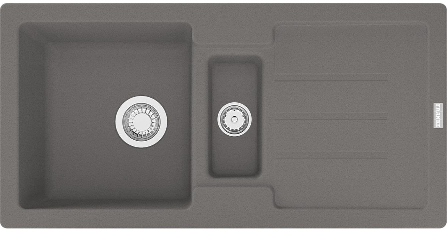 Franke Strada fregadero de granito 86x43.5 cm gris/grafito/ónix 114.0676.321