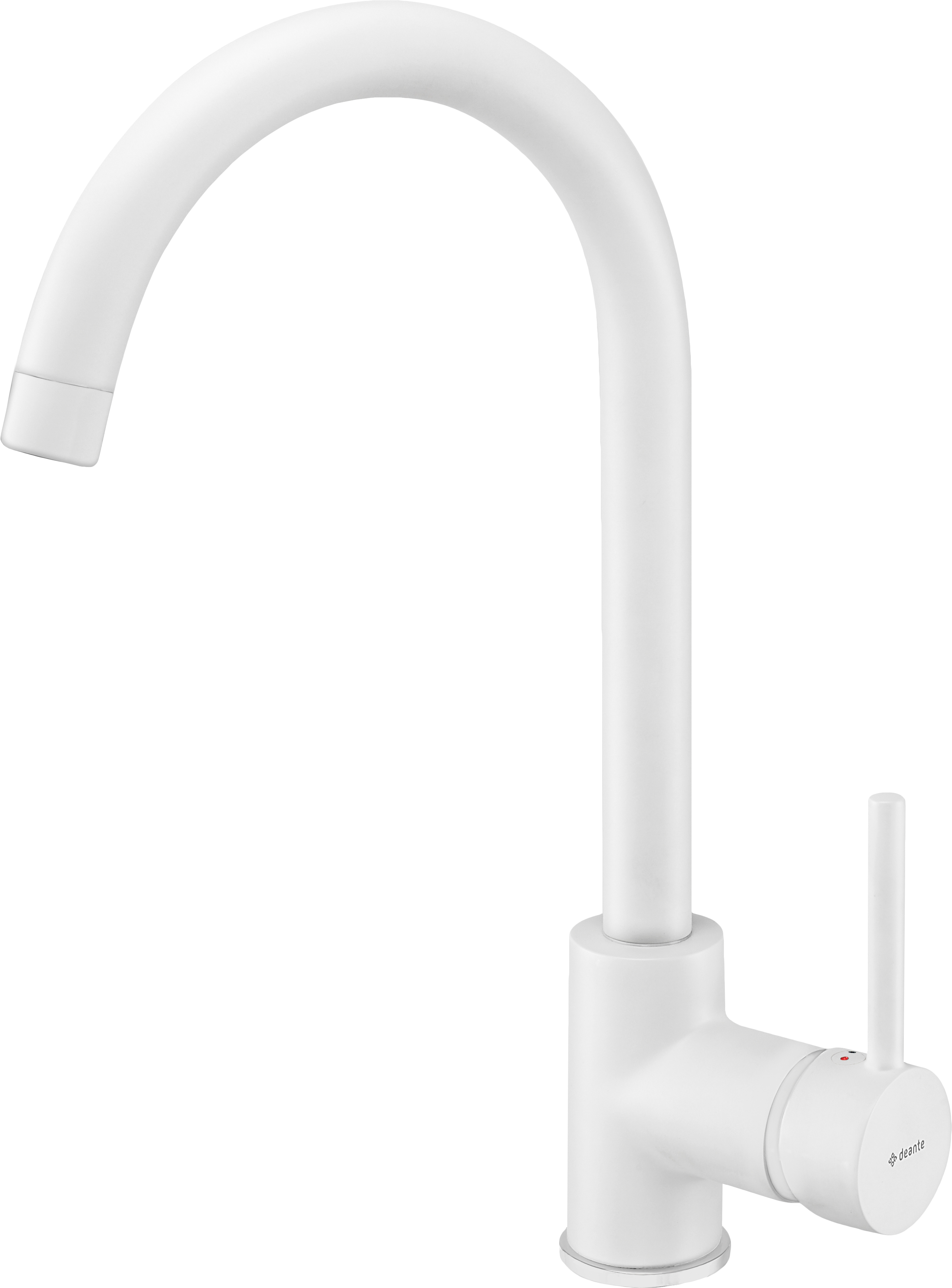 Deante Nemezja grifo de cocina de pie blanco BEN_A62M