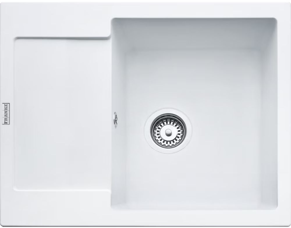 Franke Maris fregadero de granito 62x50 cm blanco 114.0676.030