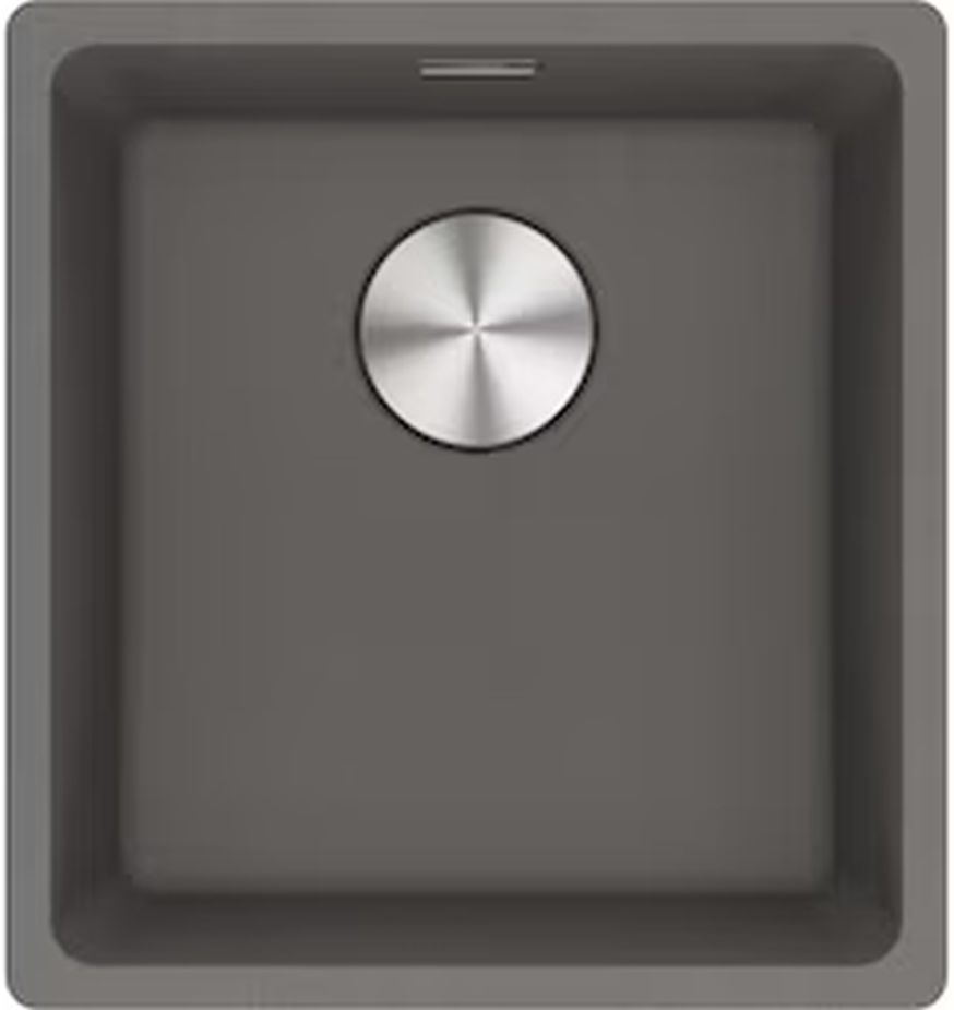 Franke Maris fregadero de granito 40x37 cm gris/grafito/ónix 125.0698.001