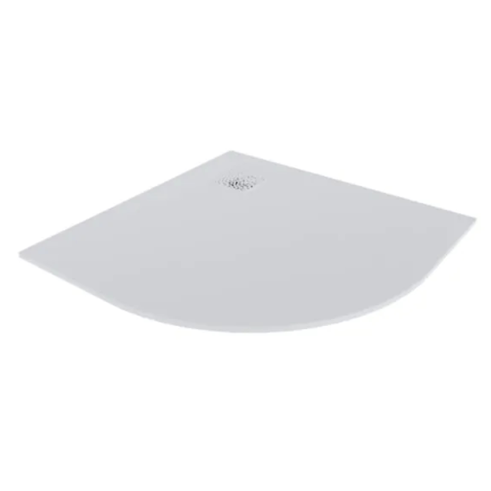 Excellent Arda plato de ducha semicircular 90x90 cm blanco BREX.1504.090.090.WHN
