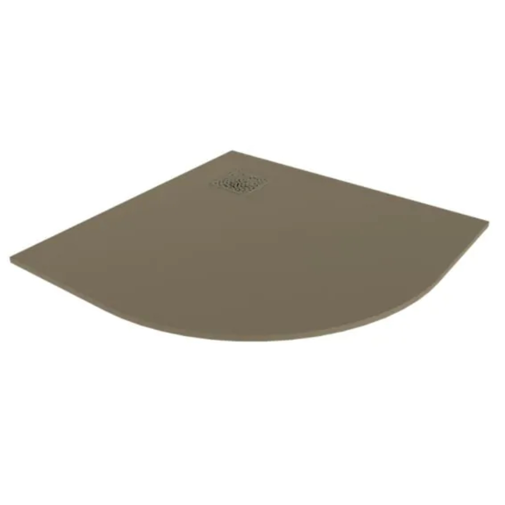 Excellent Arda plato de ducha semicircular 90x90 cm capuchino BREX.1504.090.090.CAN