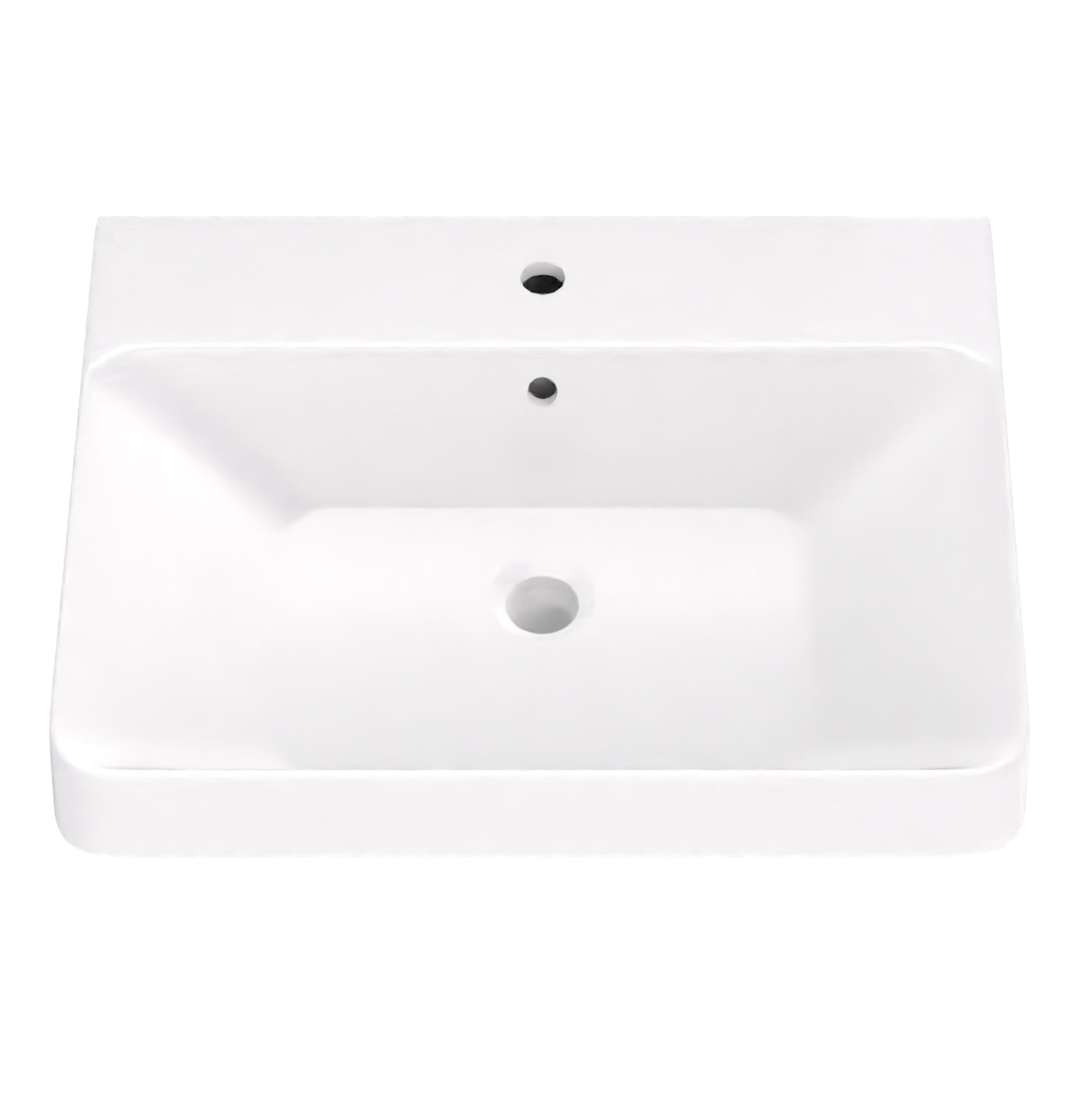 Strama Austin lavabo 61x45 cm rectangular para mueble blanco 99.09.060