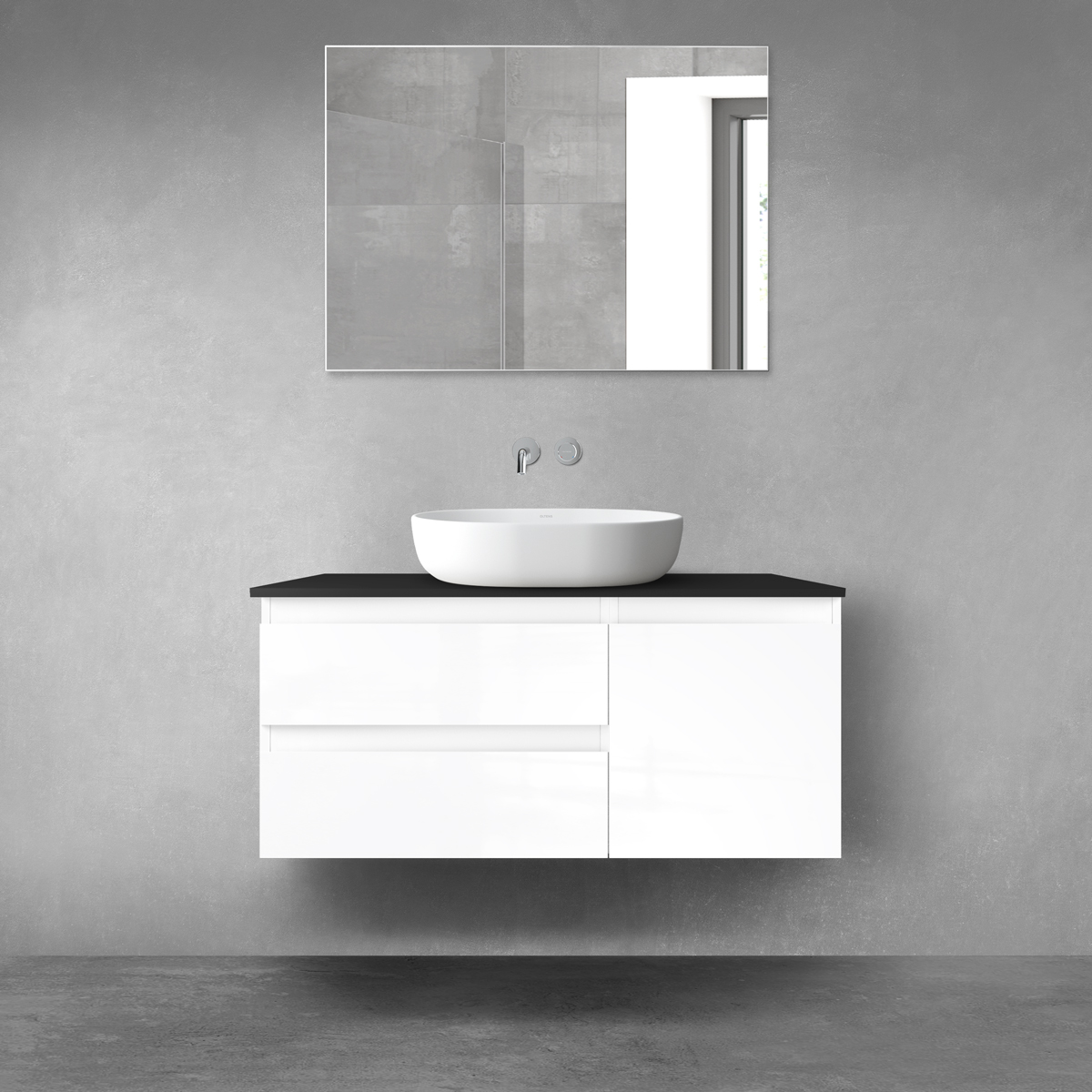 Conjunto armario Oltens Vernal 60002000, armario Oltens Vernal 60018000, 63006300