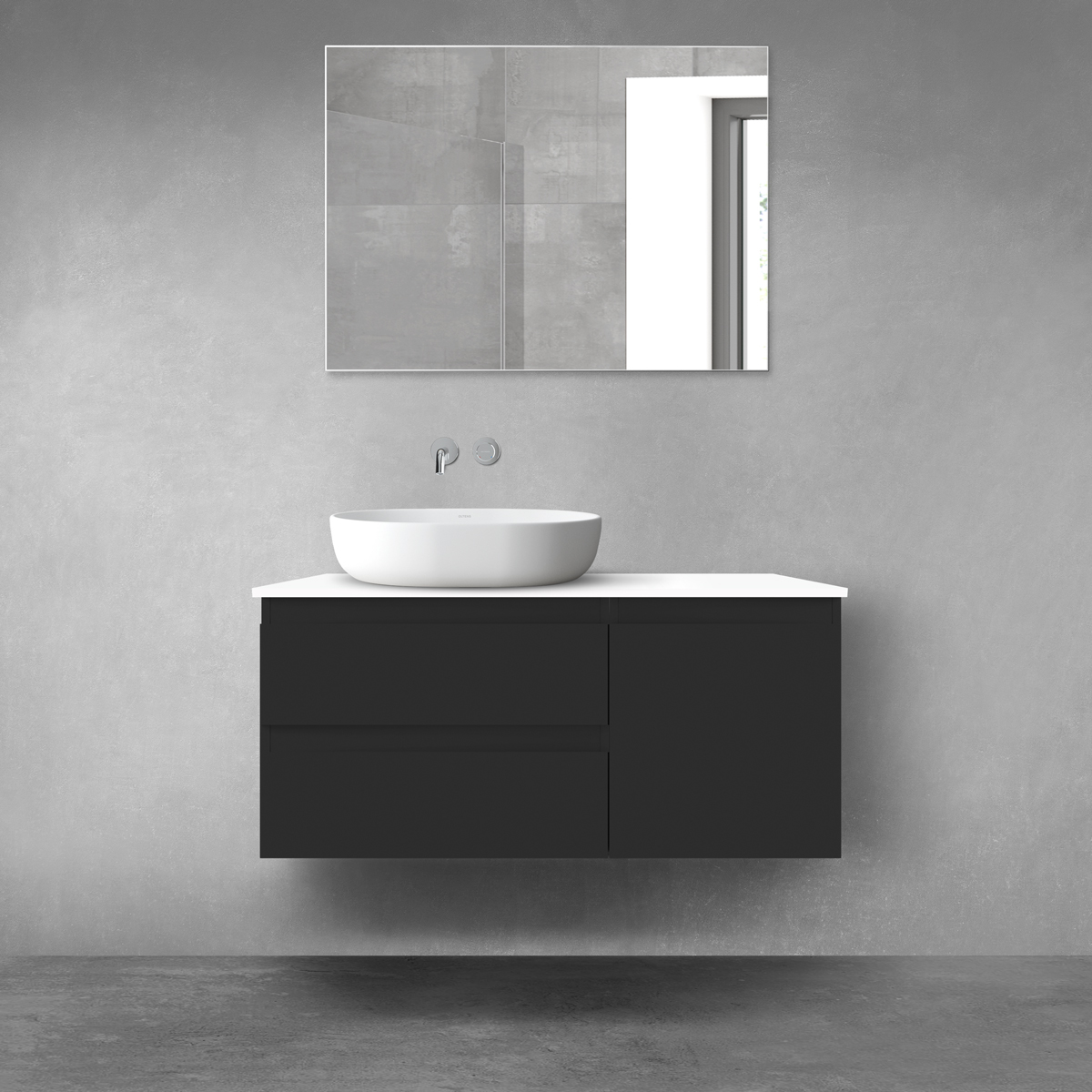 Conjunto armario Oltens Vernal 60000300, armario Oltens Vernal 60018300, 63006000