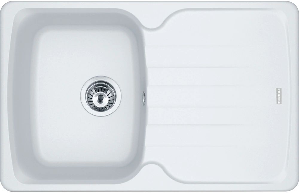 Franke Antea fregadero de granito 78x50 cm blanco 114.0676.251