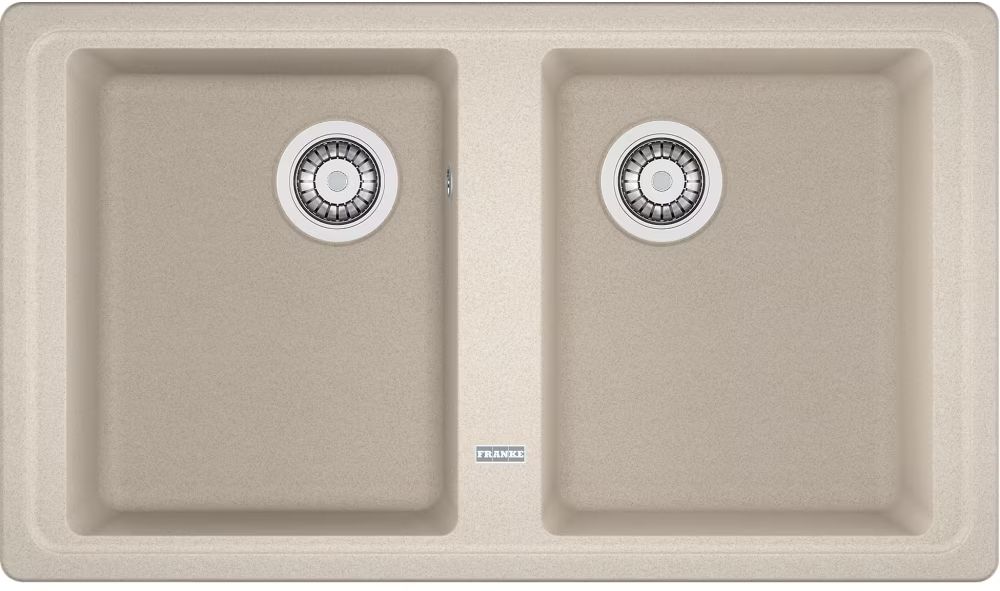 Franke Basis fregadero de granito 86x50 cm beige-marrón 114.0276.138