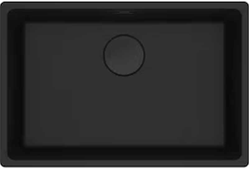 Franke Maris fregadero de granito 62x40 cm negro 125.0697.758