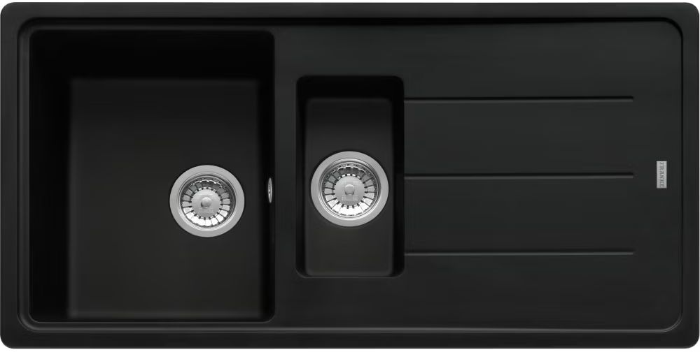 Franke Basis fregadero de granito 97x50 cm negro 114.0661.717