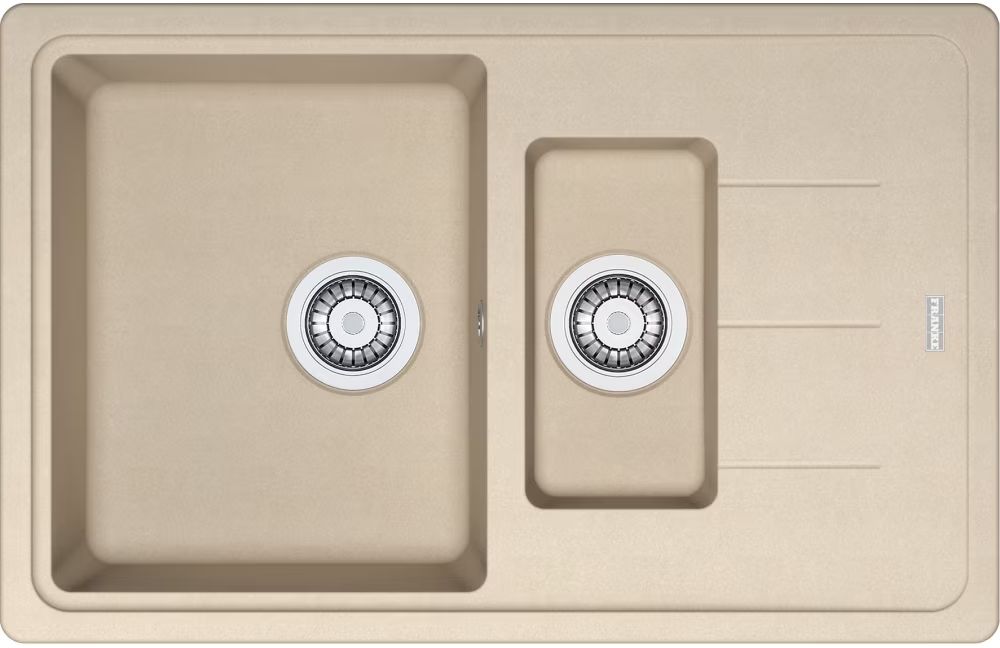 Franke Basis fregadero de granito 78x50 cm beige 114.0676.279