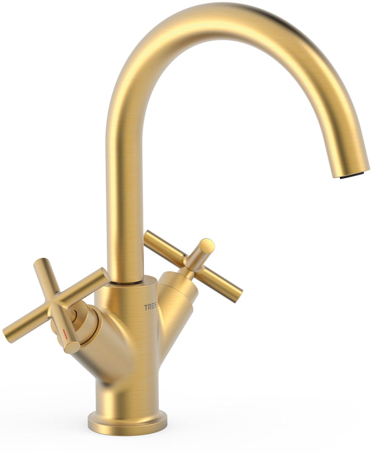 Tres Mont Blanc grifo para lavabo de pie oro 28320301OM