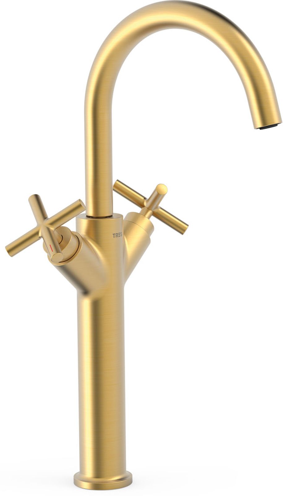 Tres Mont Blanc grifo para lavabo de pie oro 28380301OM