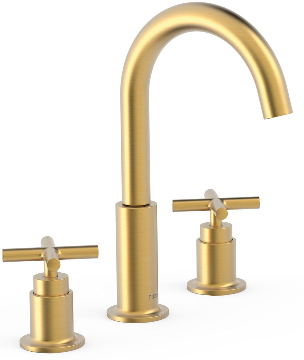 Tres Mont Blanc grifo para lavabo de pie oro 28310501OM