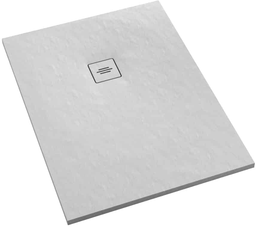 Schedline Protos White Stone plato de ducha rectangular 180x90 cm blanco 3SP.P1P-90180/B/ST-M1/B/ST
