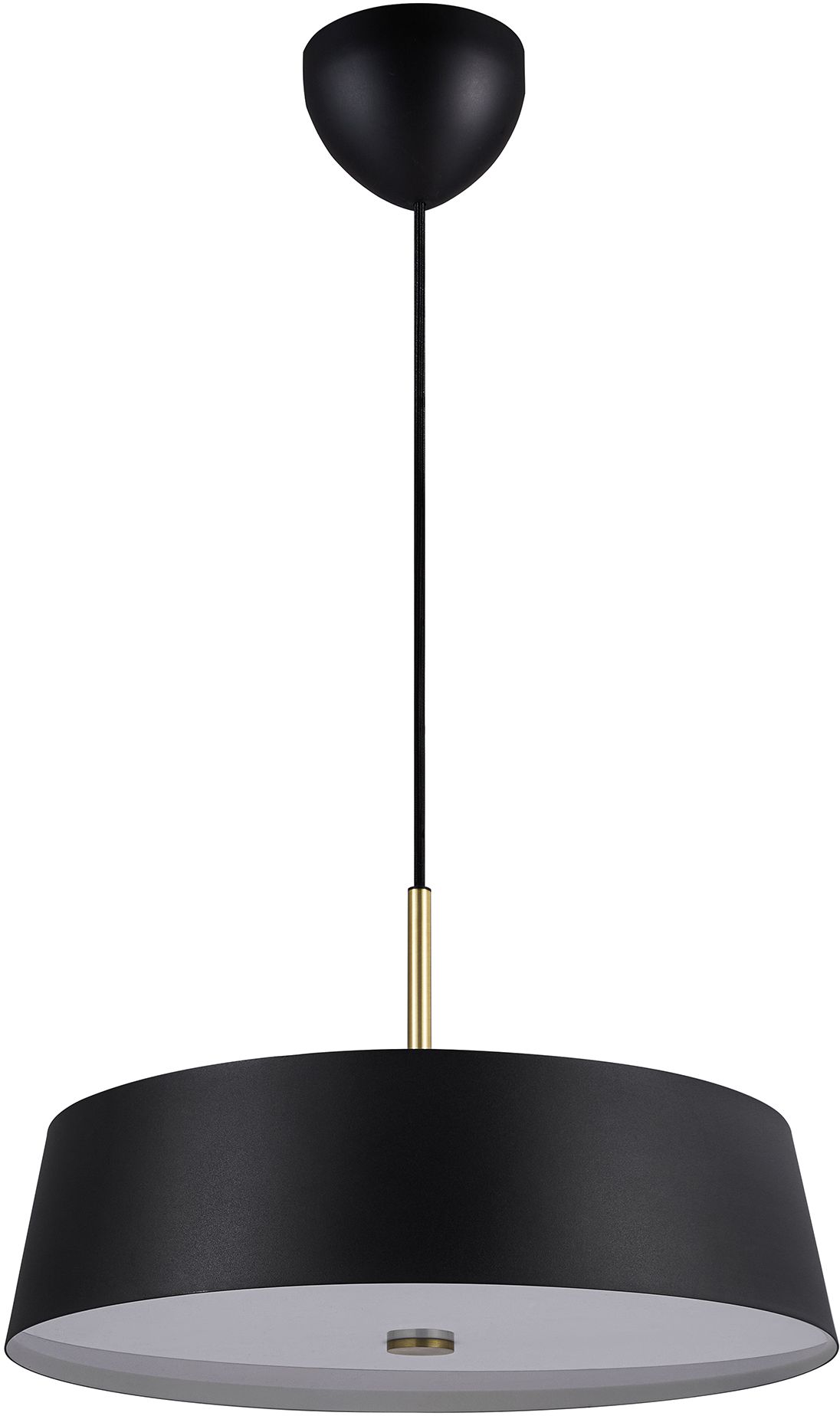 Nordlux Clasi lámpara colgante 3x15 W negro-oro 2312623003