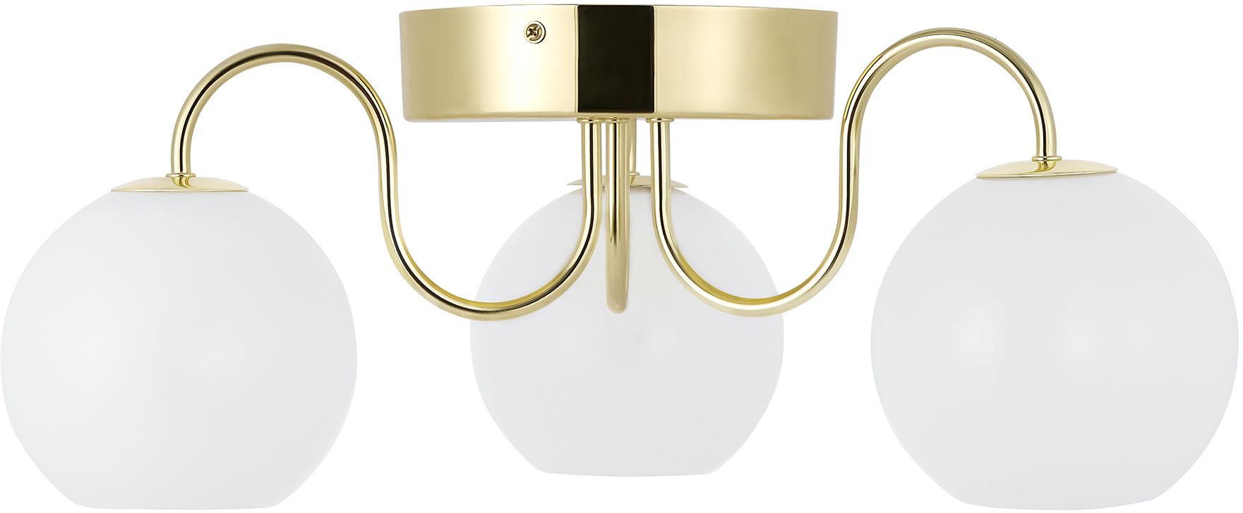 Nordlux Franca lámpara de techo 3x40 W blanco-latón 2312506035