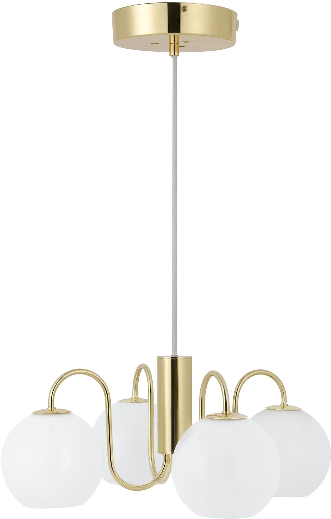 Nordlux Franca lámpara colgante 4x40 W blanco-latón 2312543035