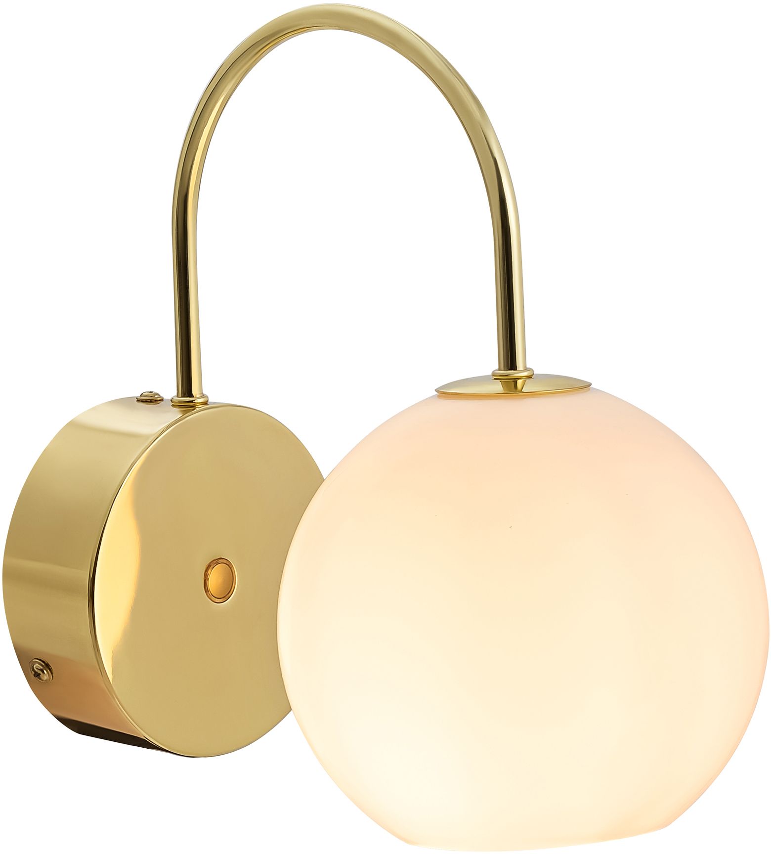 Nordlux Franca lámpara de pared 1x40 W blanco-latón 2312561035