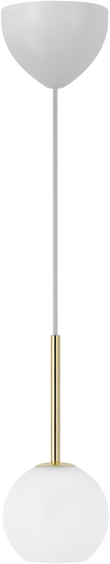Nordlux Franca lámpara colgante 1x40 W blanco-latón 2312523035