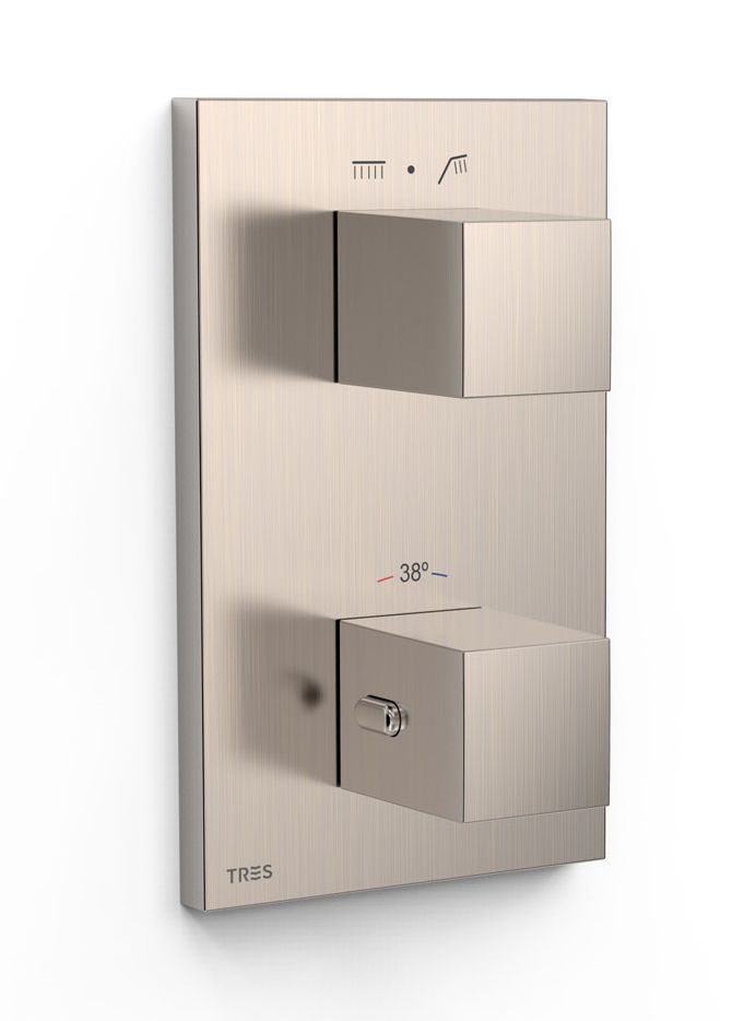 Tres Therm-Box grifo de bañera y ducha empotrado con termostato || 00625001AC