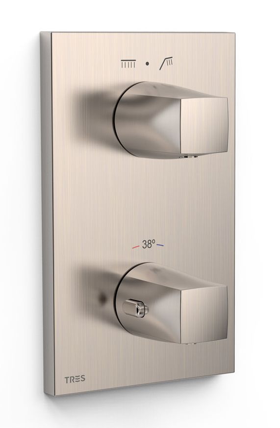 Tres Therm-Box grifo de bañera y ducha empotrado con termostato || 21125001AC