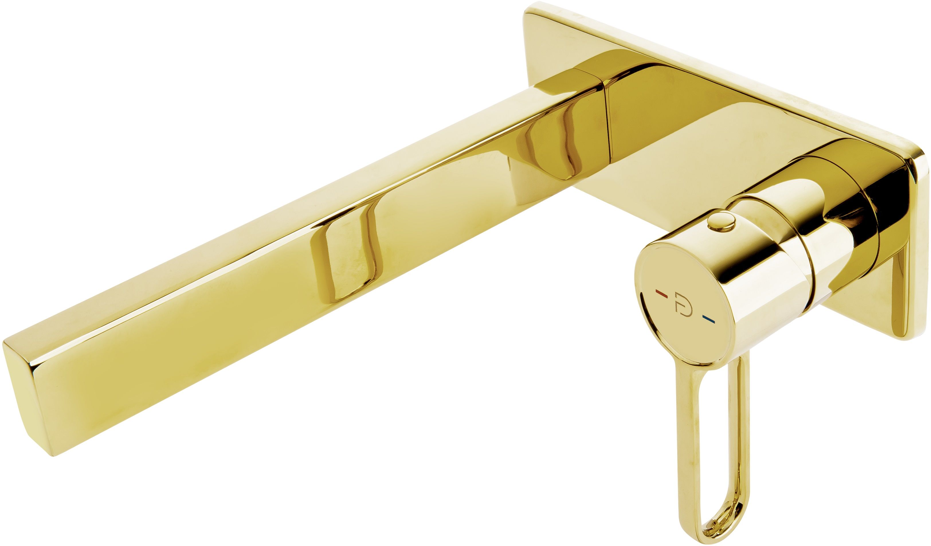 FDesign Zaffiro grifo para lavabo empotrado oro FD1-ZFR-3PA-55