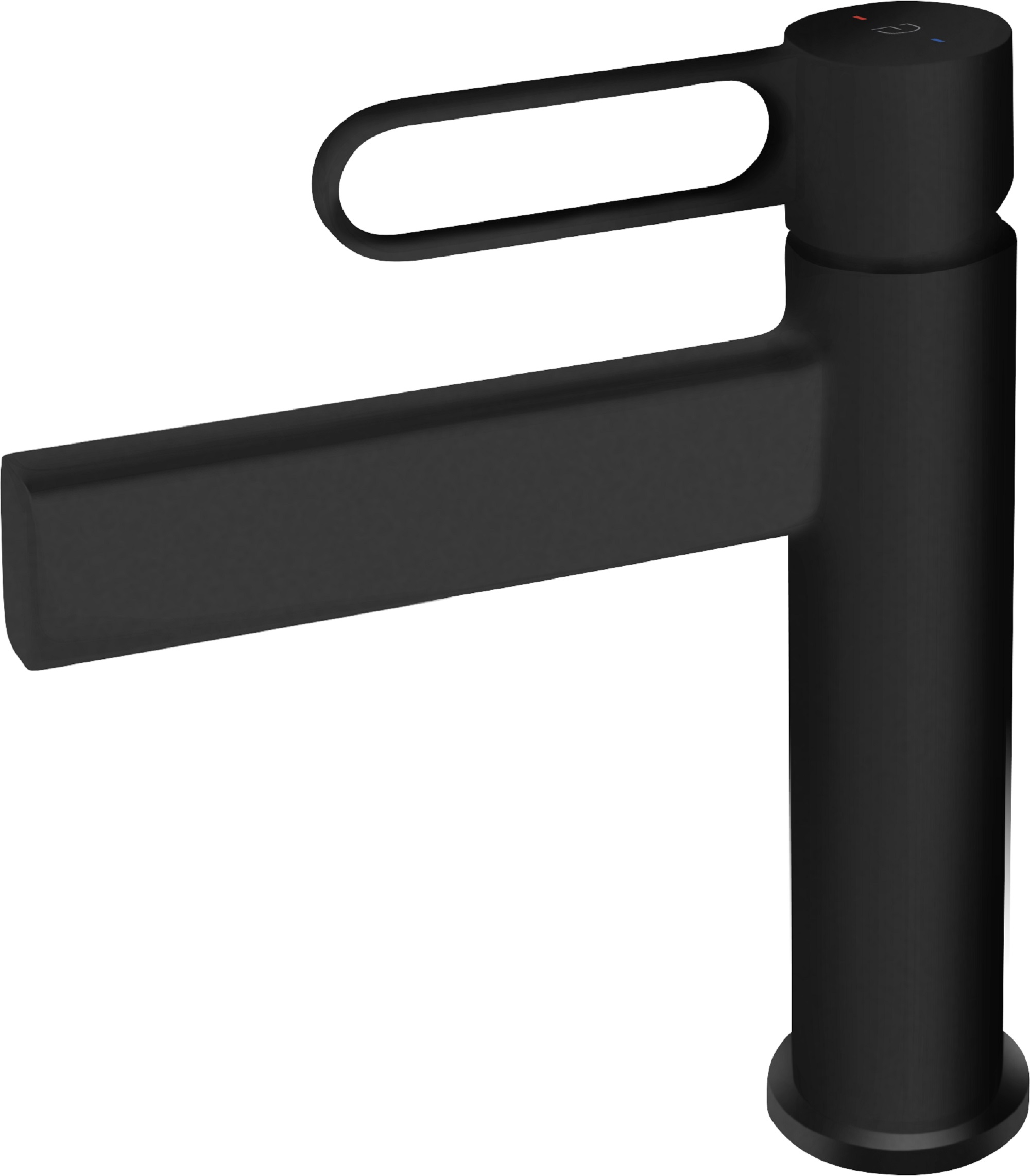 FDesign Zaffiro grifo para lavabo de pie negro FD1-ZFR-2-22