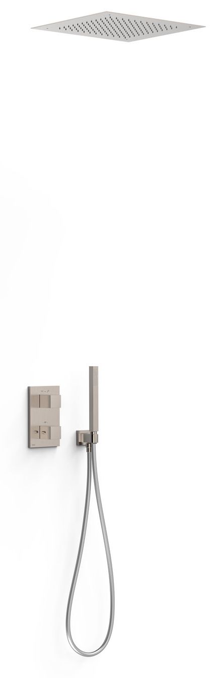 Tres Therm-Box conjunto de ducha empotrado con termostato con rociador con efecto lluvia || 00625005AC
