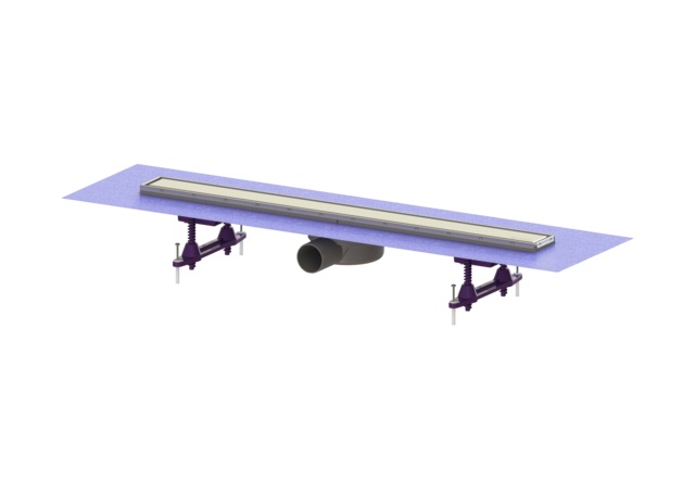 Kessel Linearis Compact desagüe de ducha 75 cm acero 45600.63M