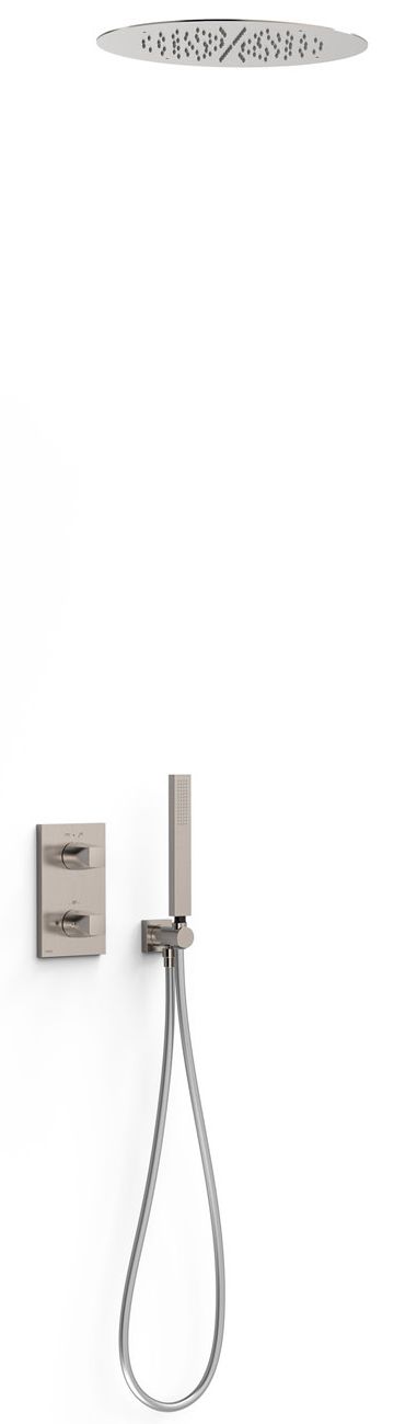 Tres Therm-Box conjunto de ducha empotrado con termostato con rociador con efecto lluvia || 21125006AC