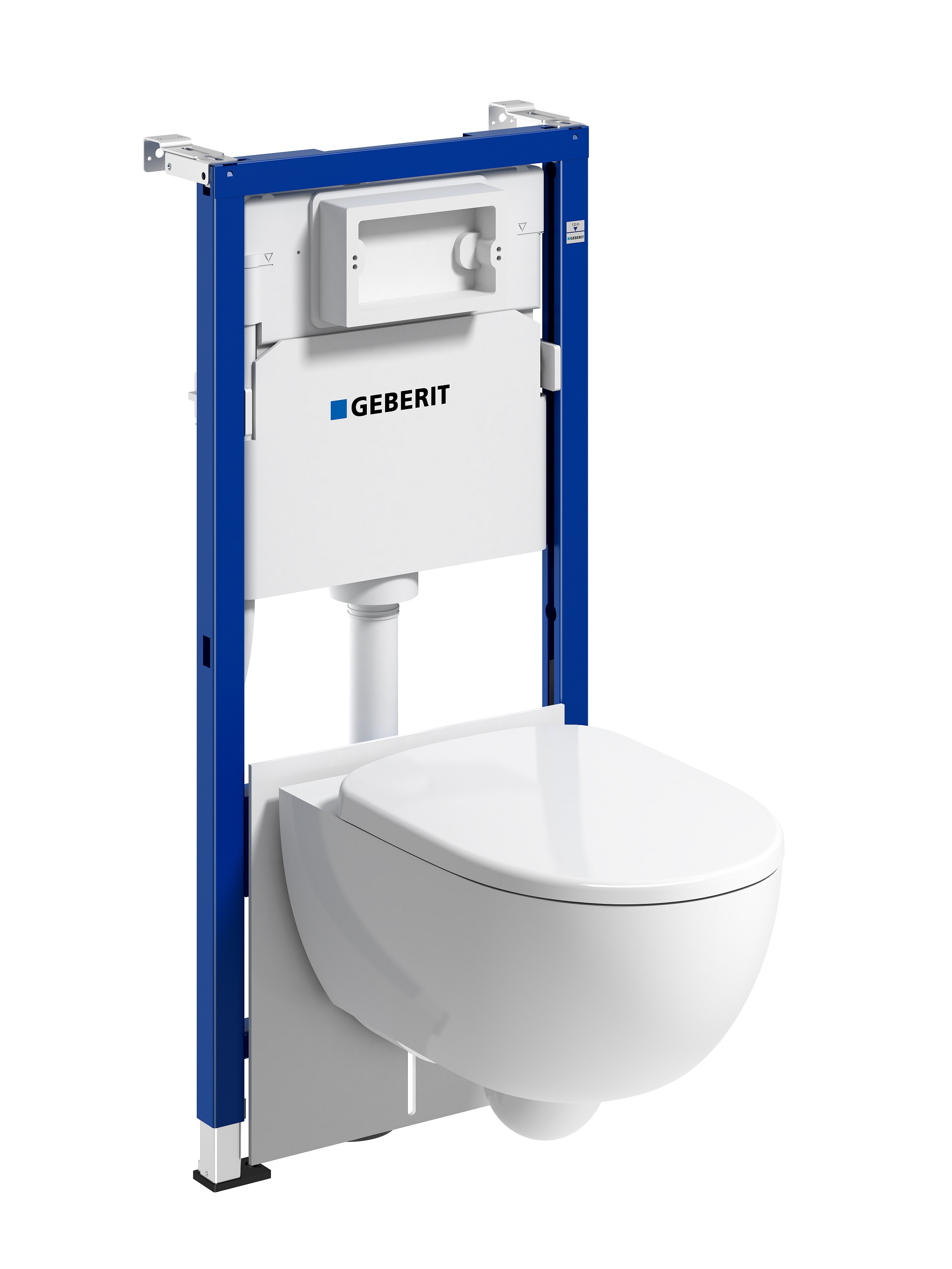 Geberit Duofix conjunto de inodoro con tapa y marco 118.345.00.2