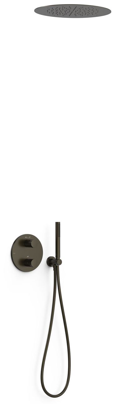 Tres Therm-Box conjunto de ducha empotrado con termostato con rociador con efecto lluvia || 26225005KMB