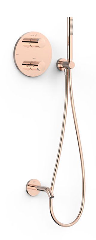 Tres Therm-Box conjunto bañera/ducha empotrado con termostato grafito 26225006OP