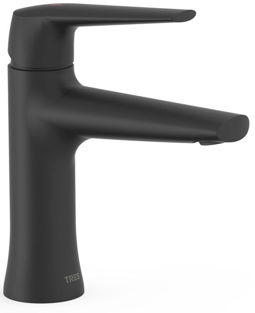 Tres Fuji grifo para lavabo de pie negro 28110301NM