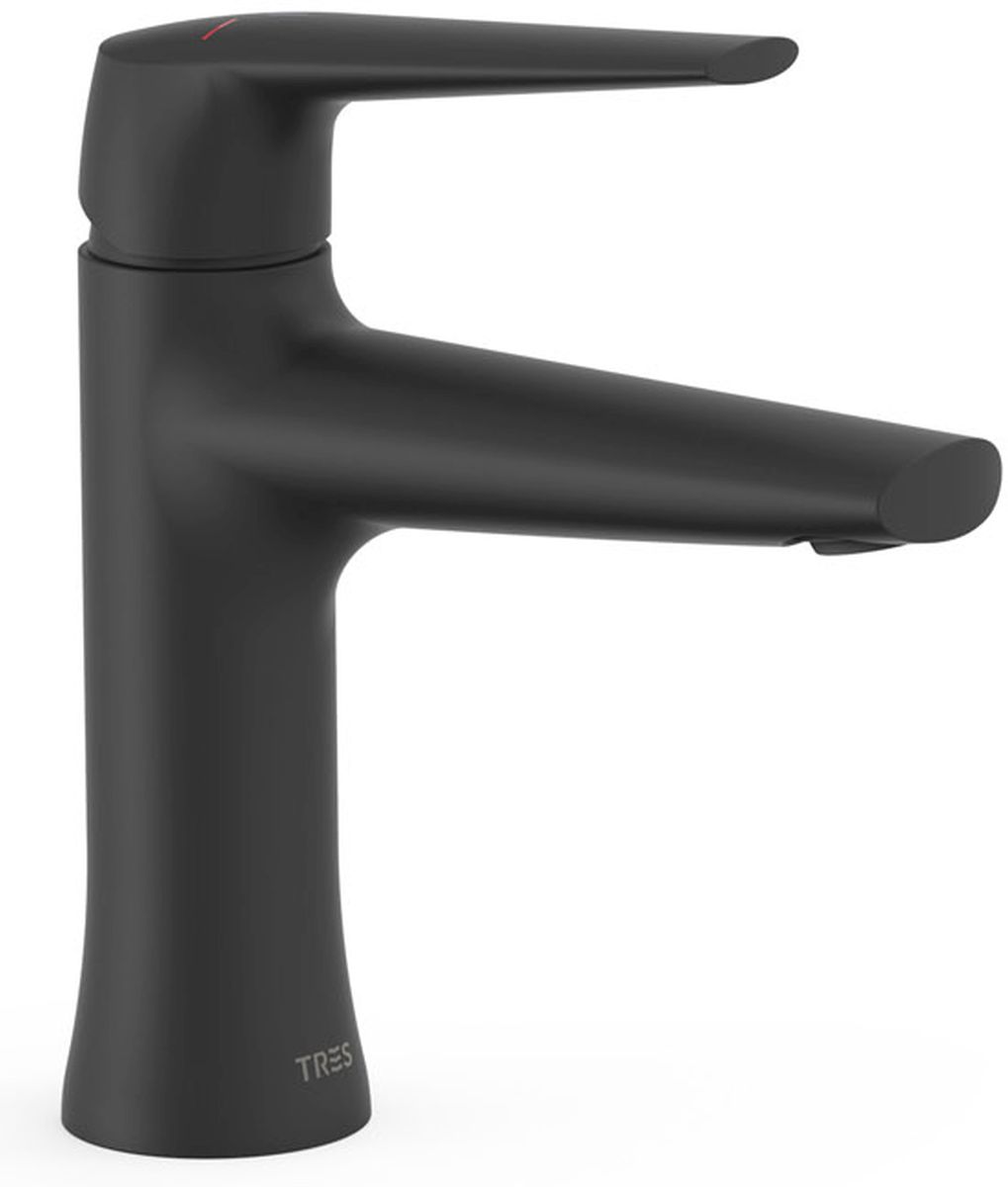 Tres Fuji grifo para lavabo de pie negro 28110401NM