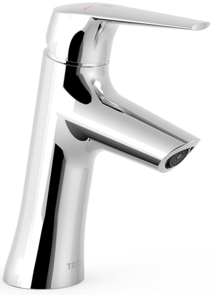 Tres Fuji grifo para lavabo de pie cromo 28110402