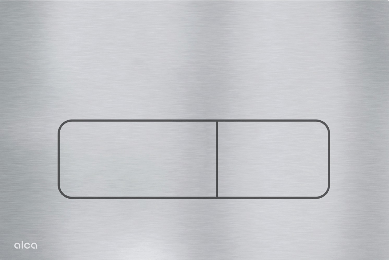 Alca Flat botón de descarga para WC acero MOON-ALUNOX