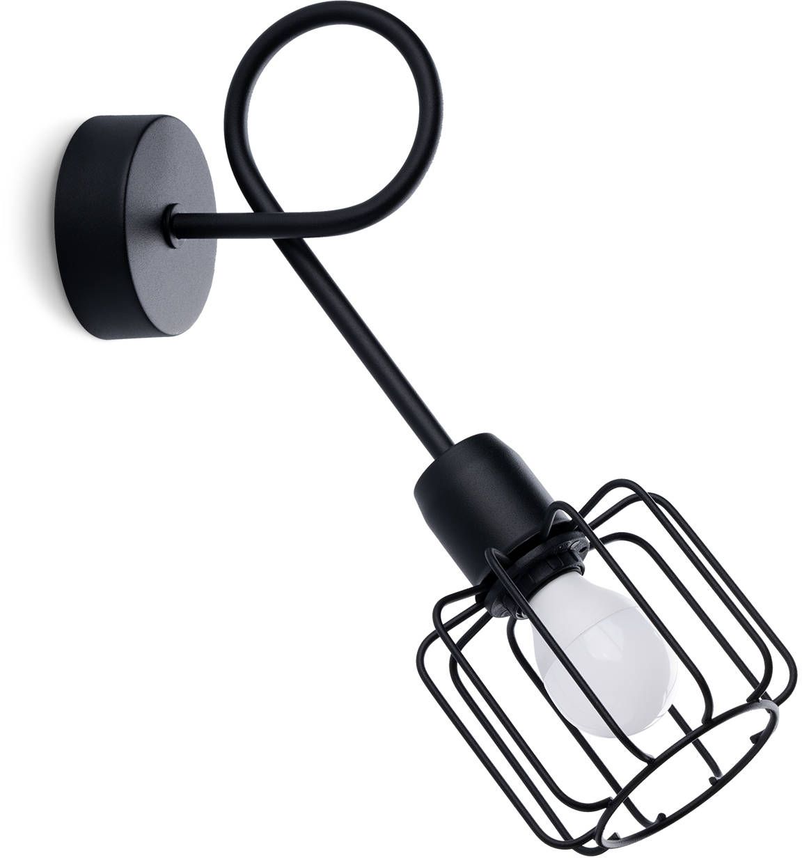 Sollux Lighting Beluci lámpara de pared 1x40 W negro SL.1117