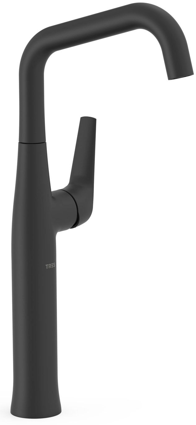 Tres Fuji grifo para lavabo de pie negro 28184701NM