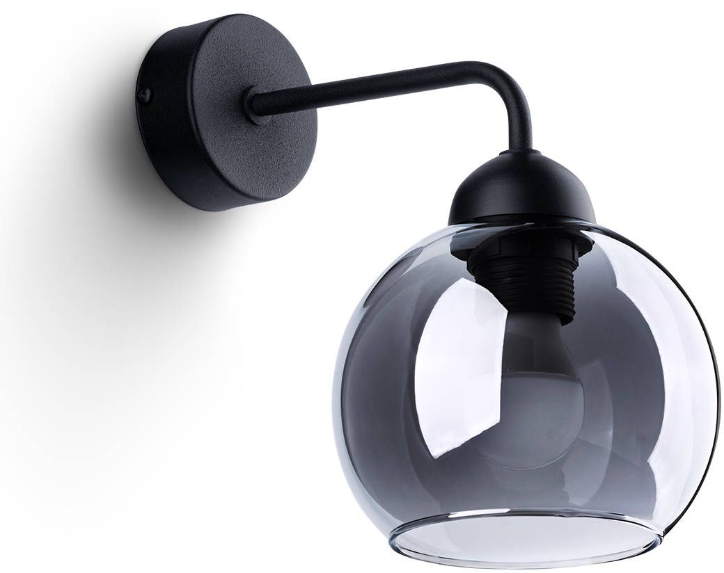 Sollux Lighting Alino lámpara de pared 1x60 W negro SL.1139