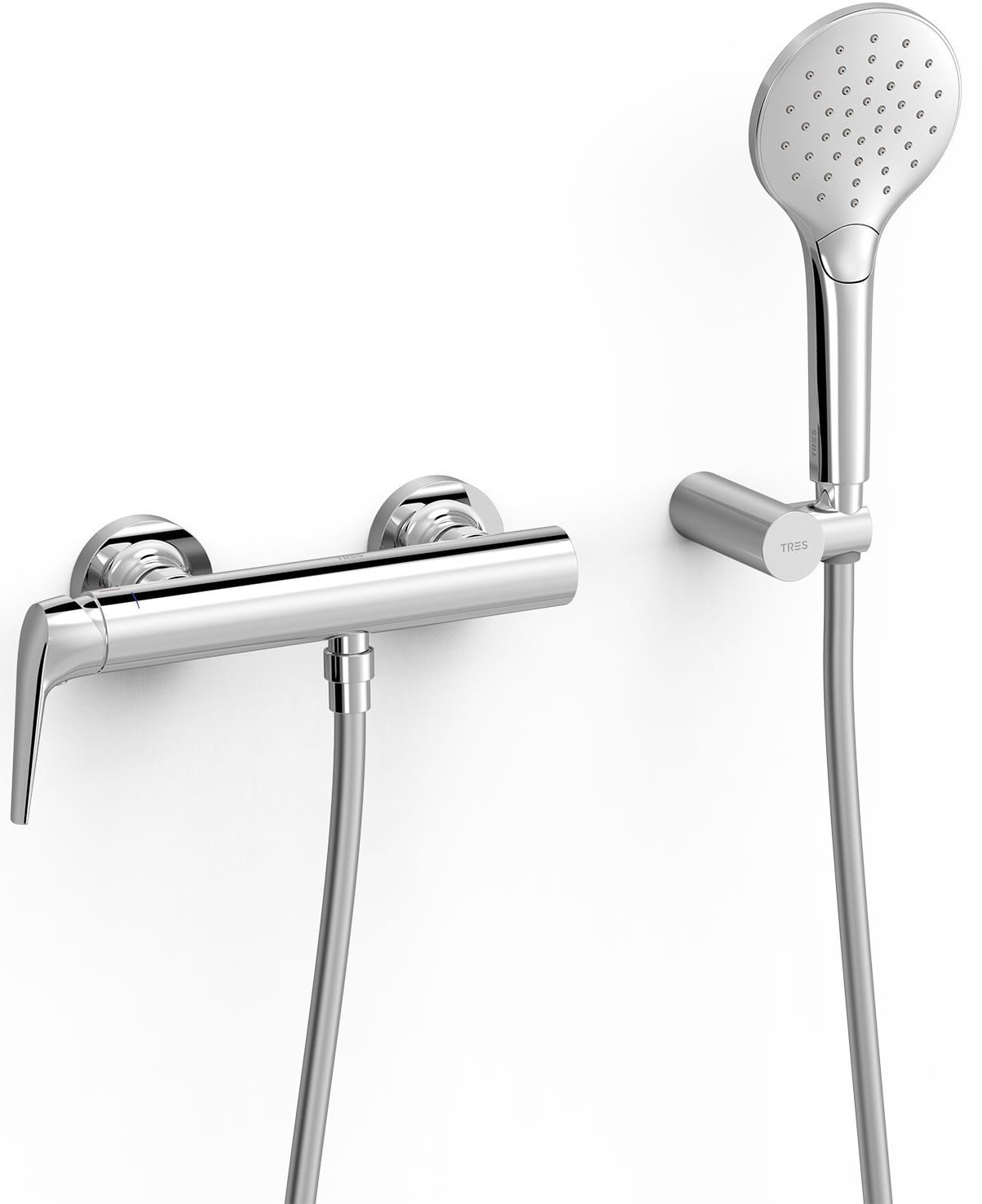 Tres Fuji grifo para ducha a pared cromo 28116701